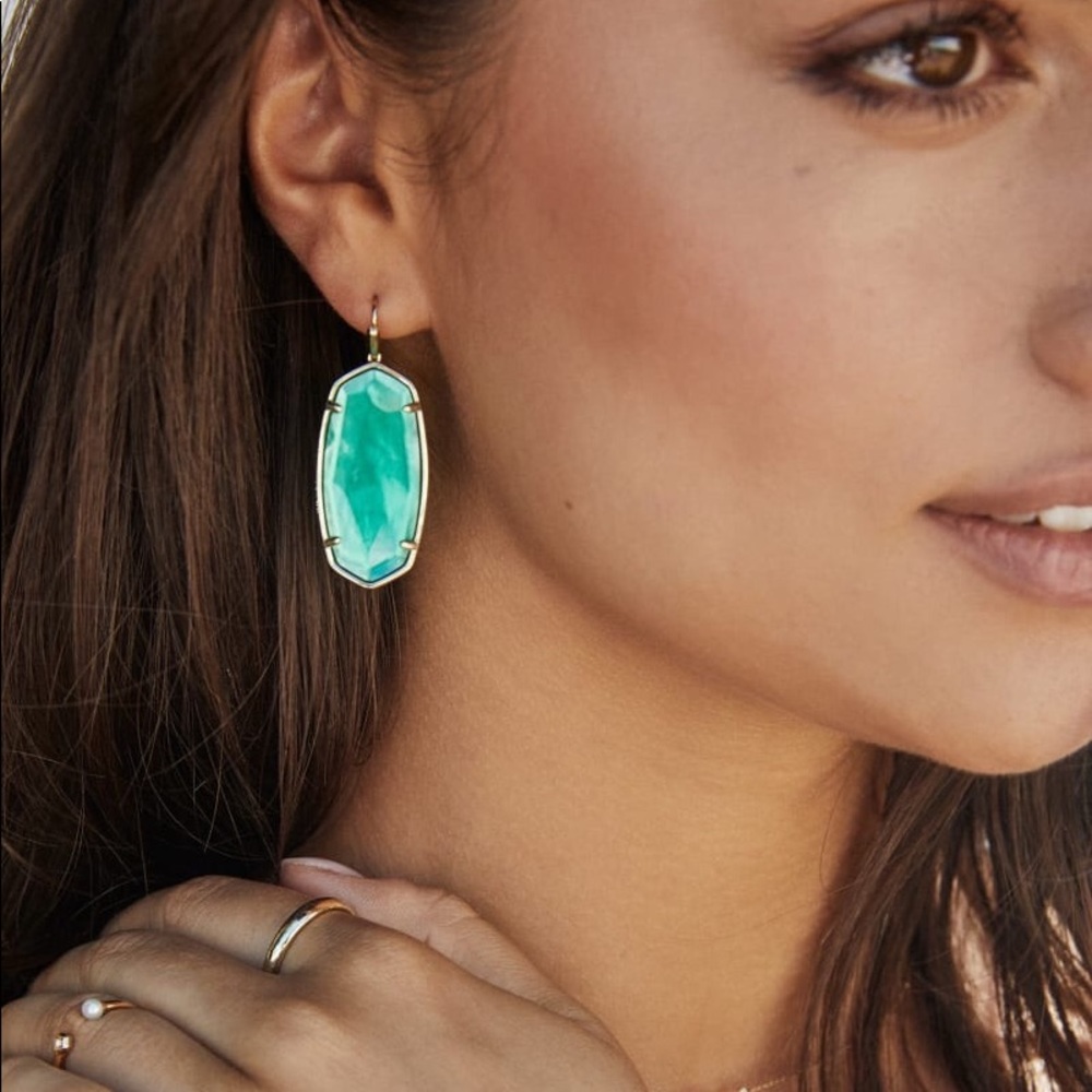 Mint Green Kendra Scott Elle Earrings